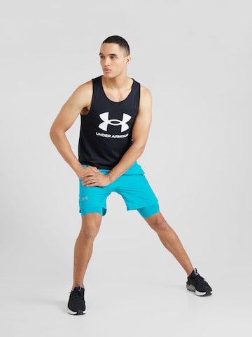 Regular Pantaloni sport 'LAUNCH 7' de la UNDER ARMOUR pe albastru