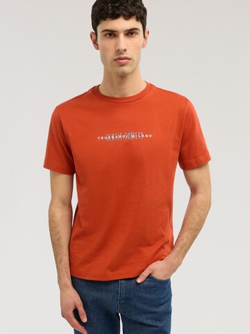 Maillot Trussardi en orange : devant