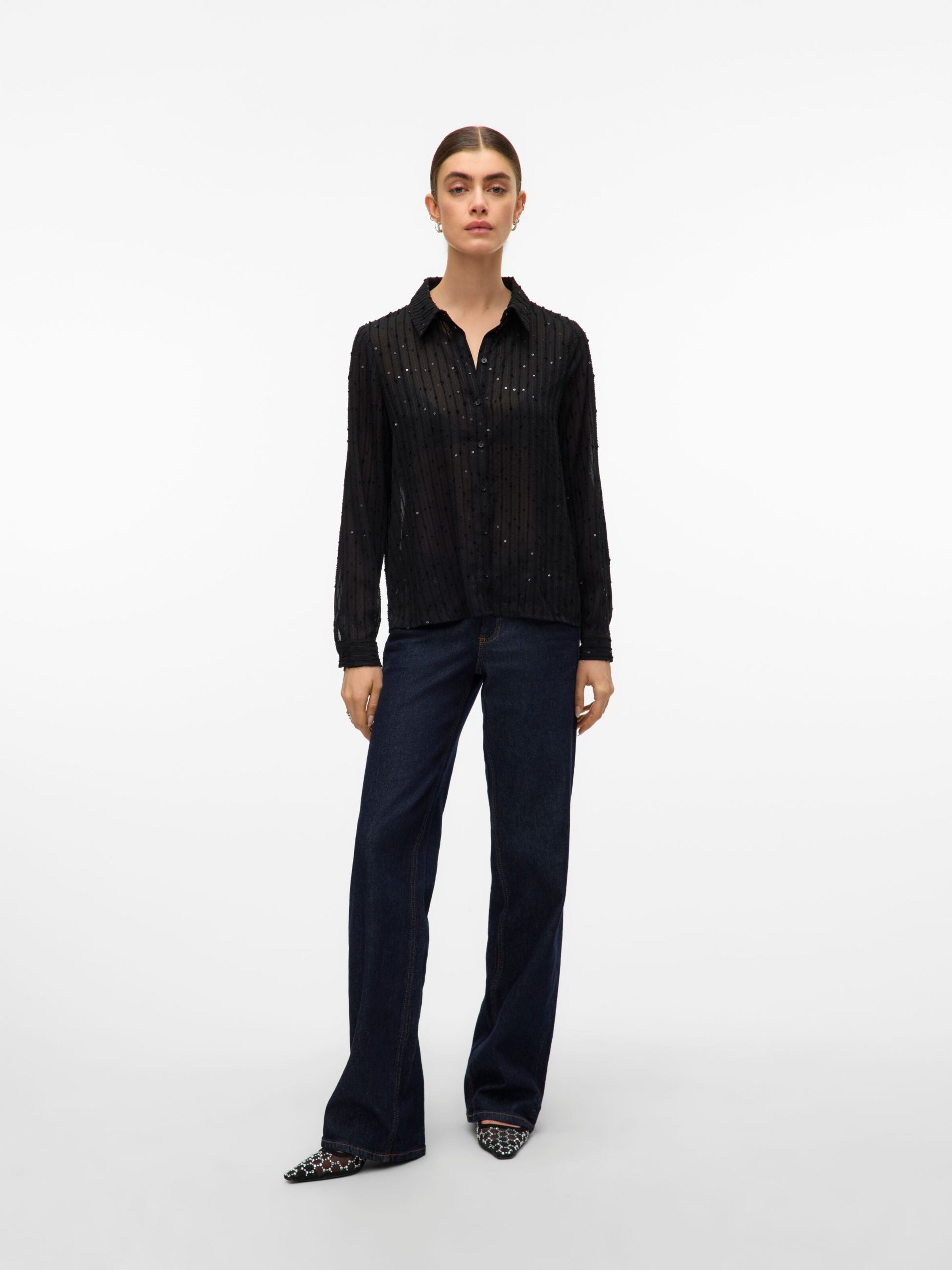 Camicia da donna '10332551' di VERO MODA in nero