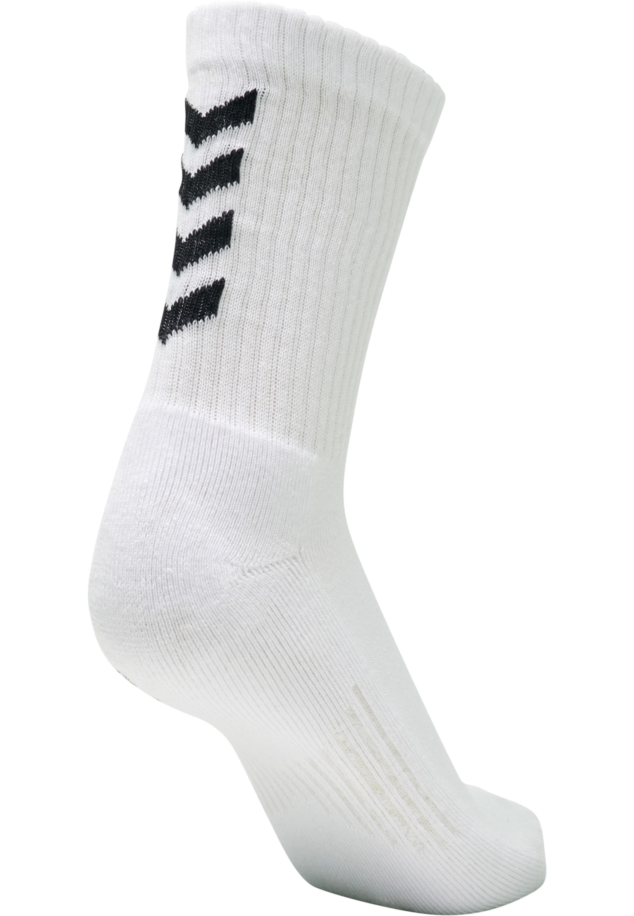 Chaussettes de sport Hummel en blanc
