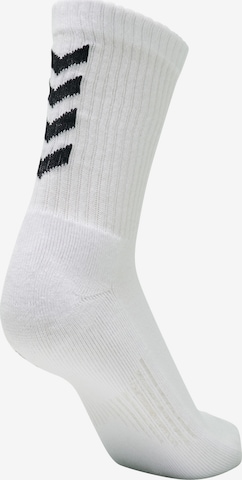 Hummel - Calcetines deportivos en blanco