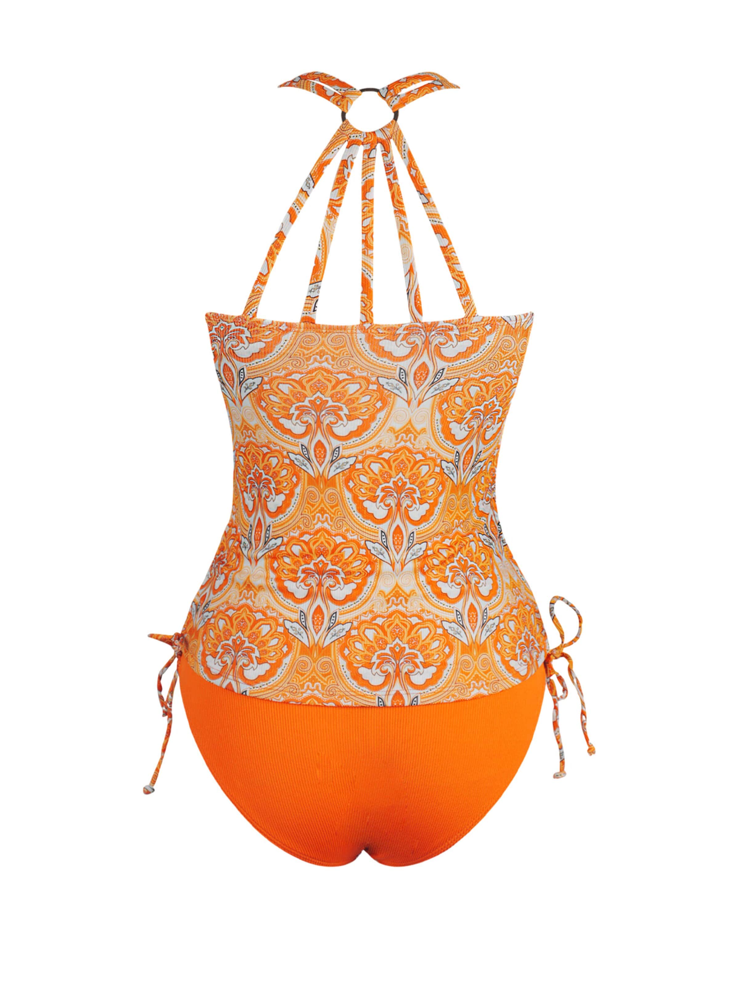 Cupshe Tankini‌‌‌ in Orange