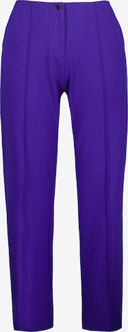 Pantalon à plis Ulla Popken en violet : devant