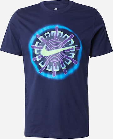 Nike Sportswear Tričko 'OC FESTIVAL' - Modrá: predná strana
