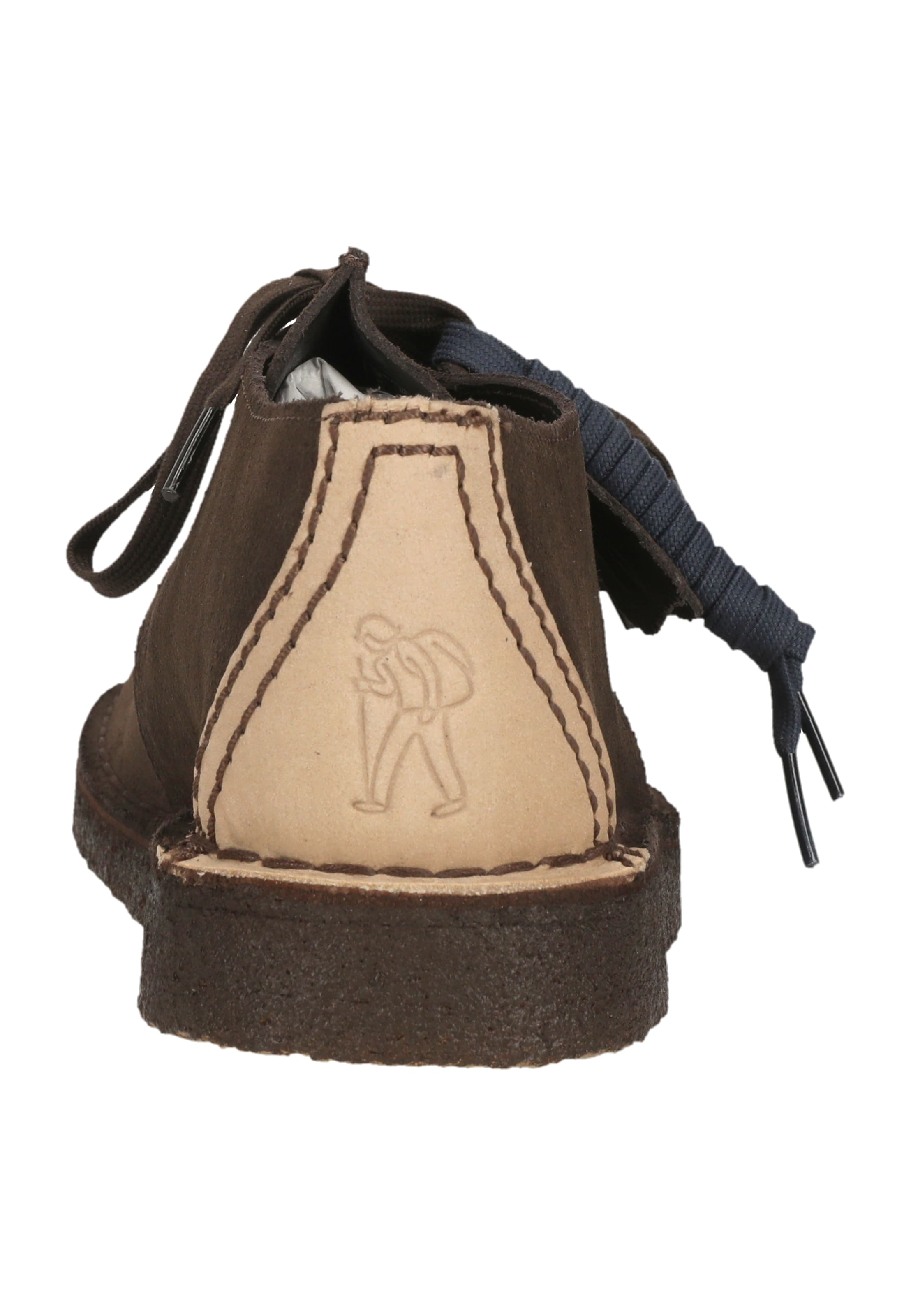 CLARKS Schnürschuhe 'Desert Trek' in Braun