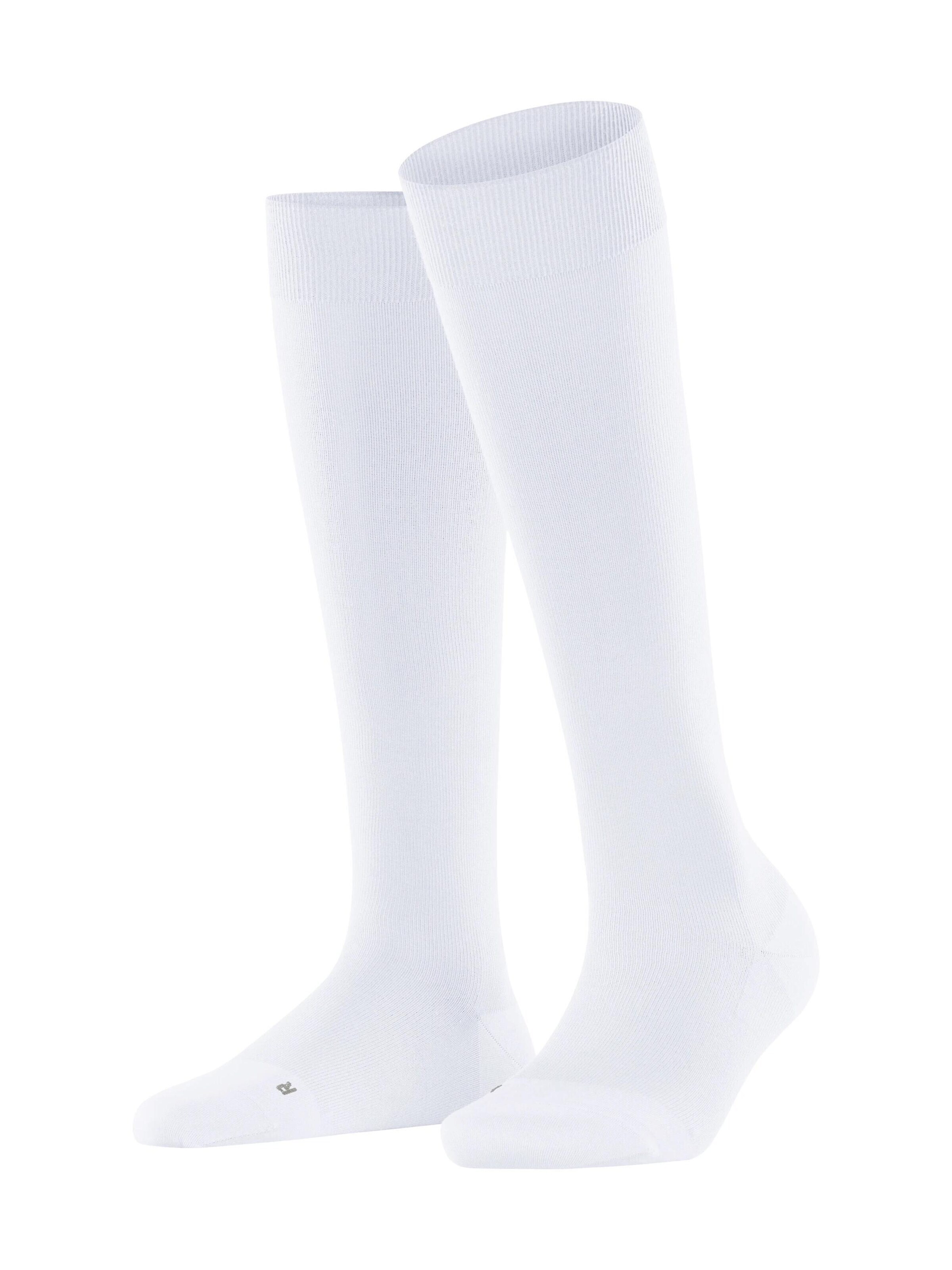 FALKE Overknee Strümpfe 'Energizer'‌‌‌‌‌‌‌‌‌‌ in Weiß: Vorderseite