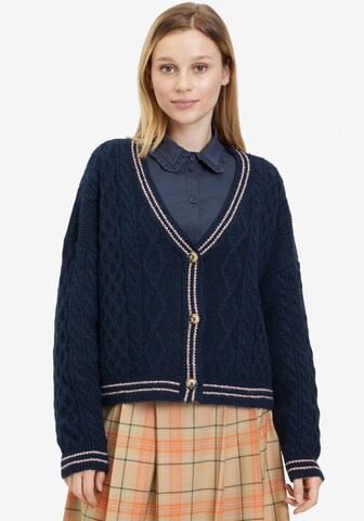 TAMARIS Knit Cardigan in Blue: front