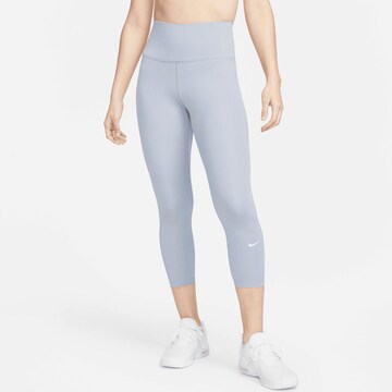 NIKE Workout Pants 'One' in Blue: front