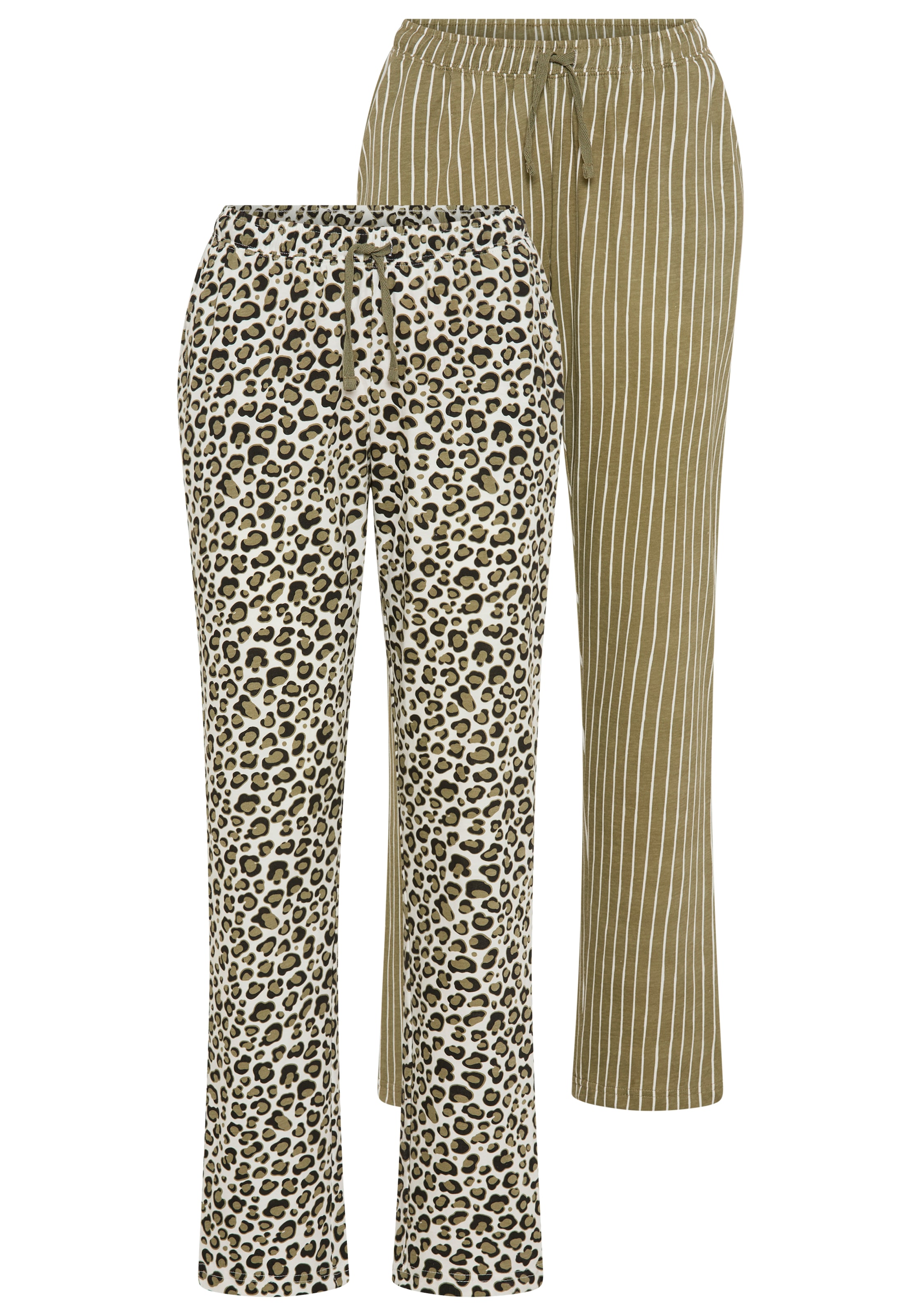 VIVANCE - Pantalón de pijama 'Dreams' en verde: frente