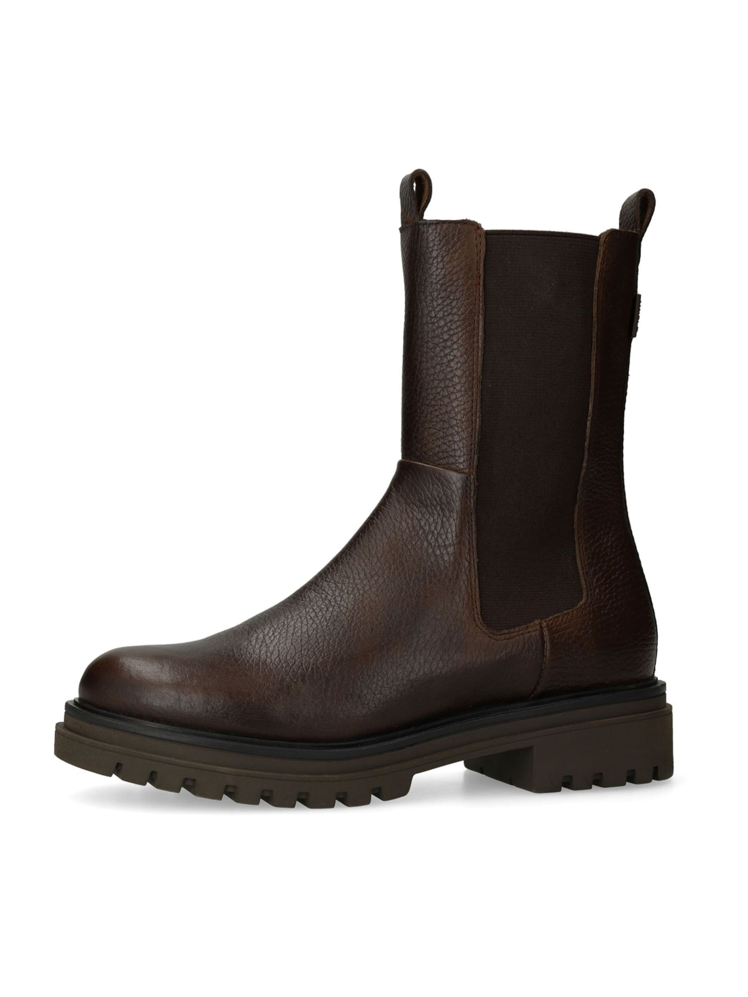MANFIELD Chelsea Boots in Braun: Vorderseite