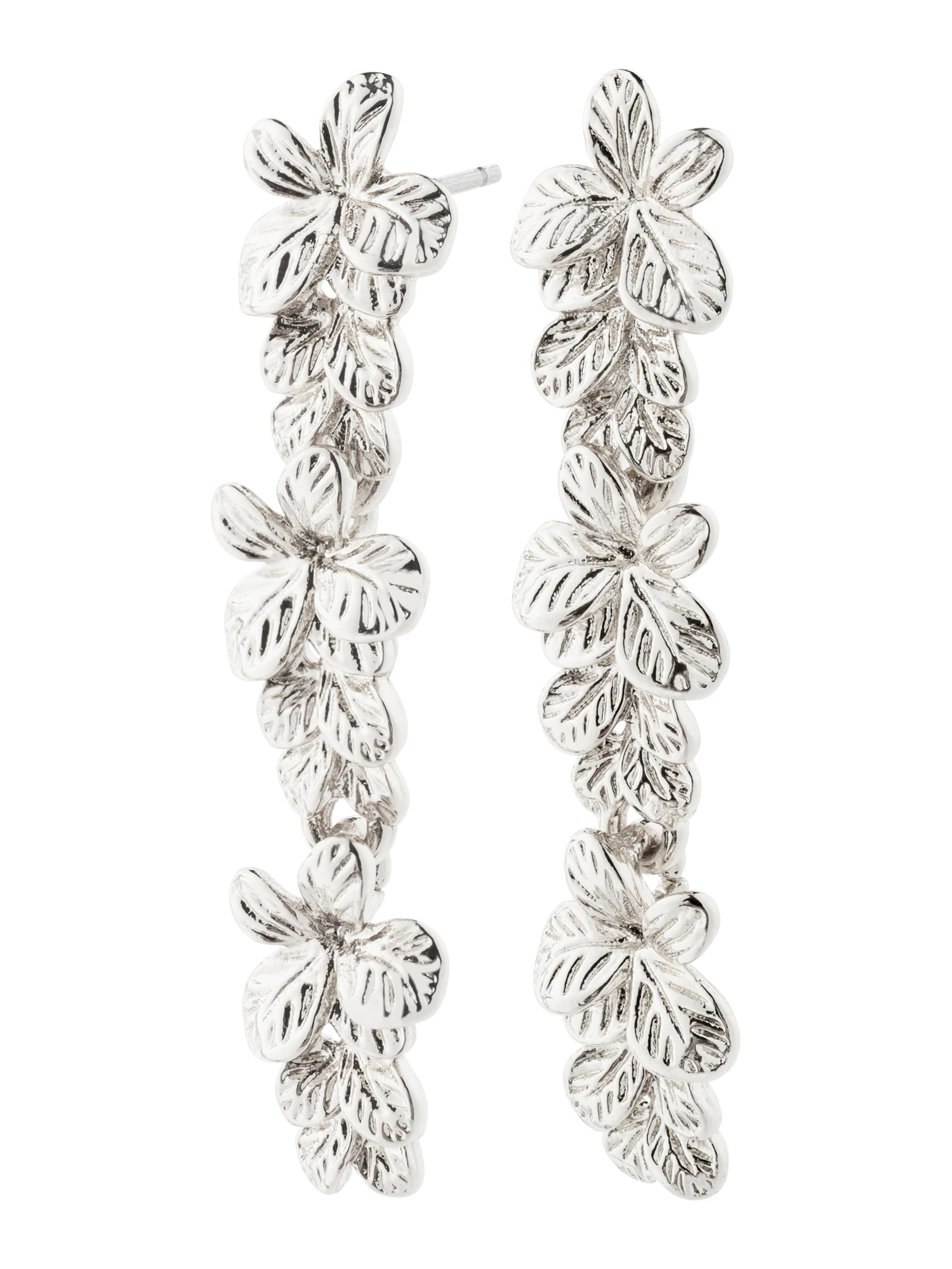 Pilgrim Σκουλαρίκια 'CHARMAINE' σε ασημί: μπροστά