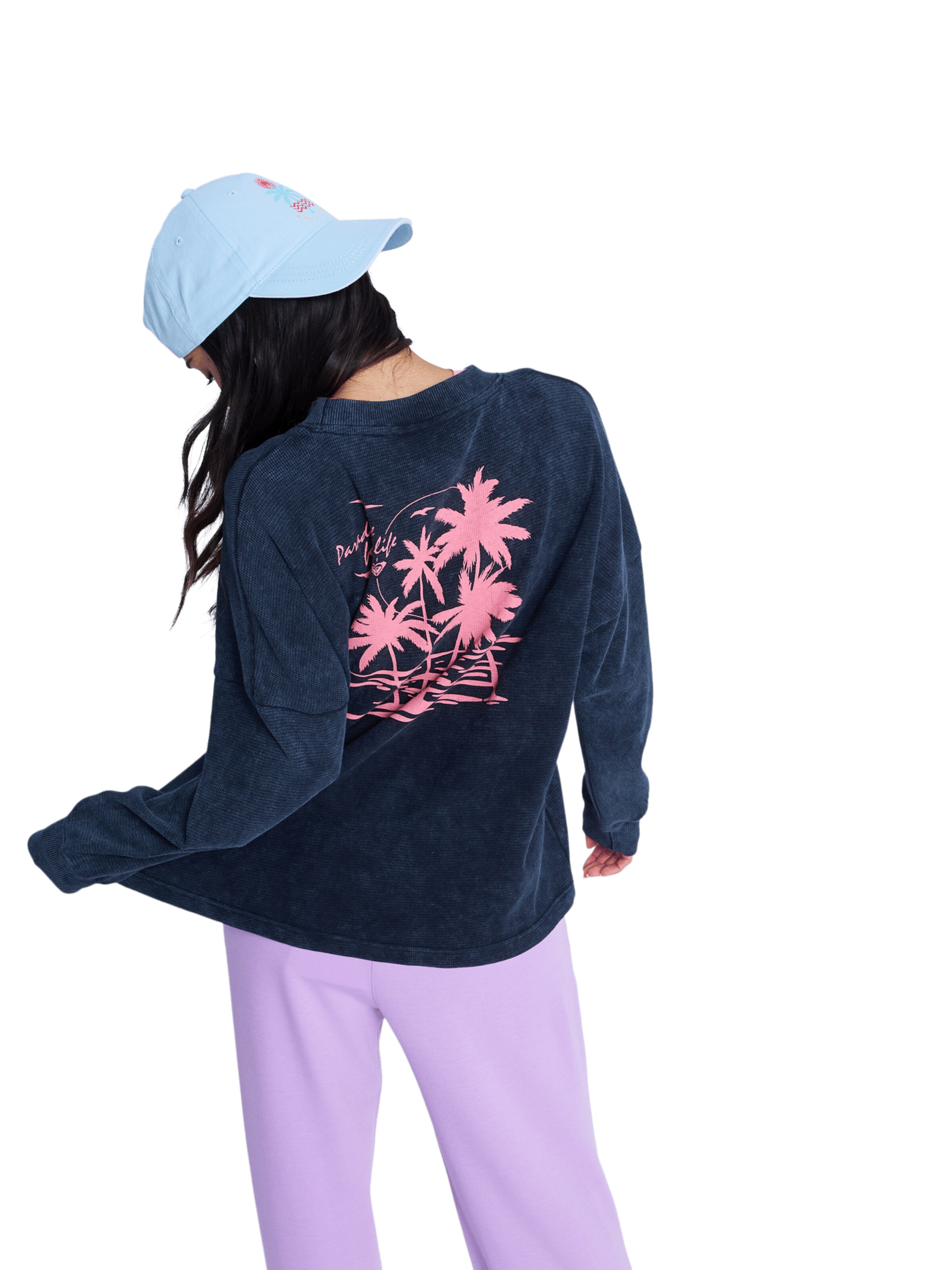 ROXY Shirt 'Eastside Midweight' in Blau