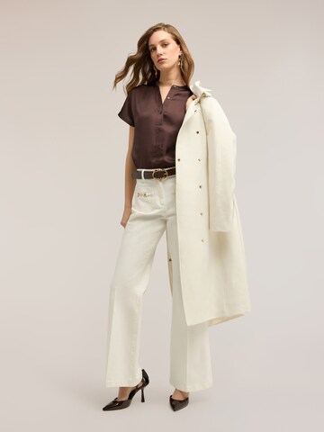 MOTIVI Blouse in Bruin