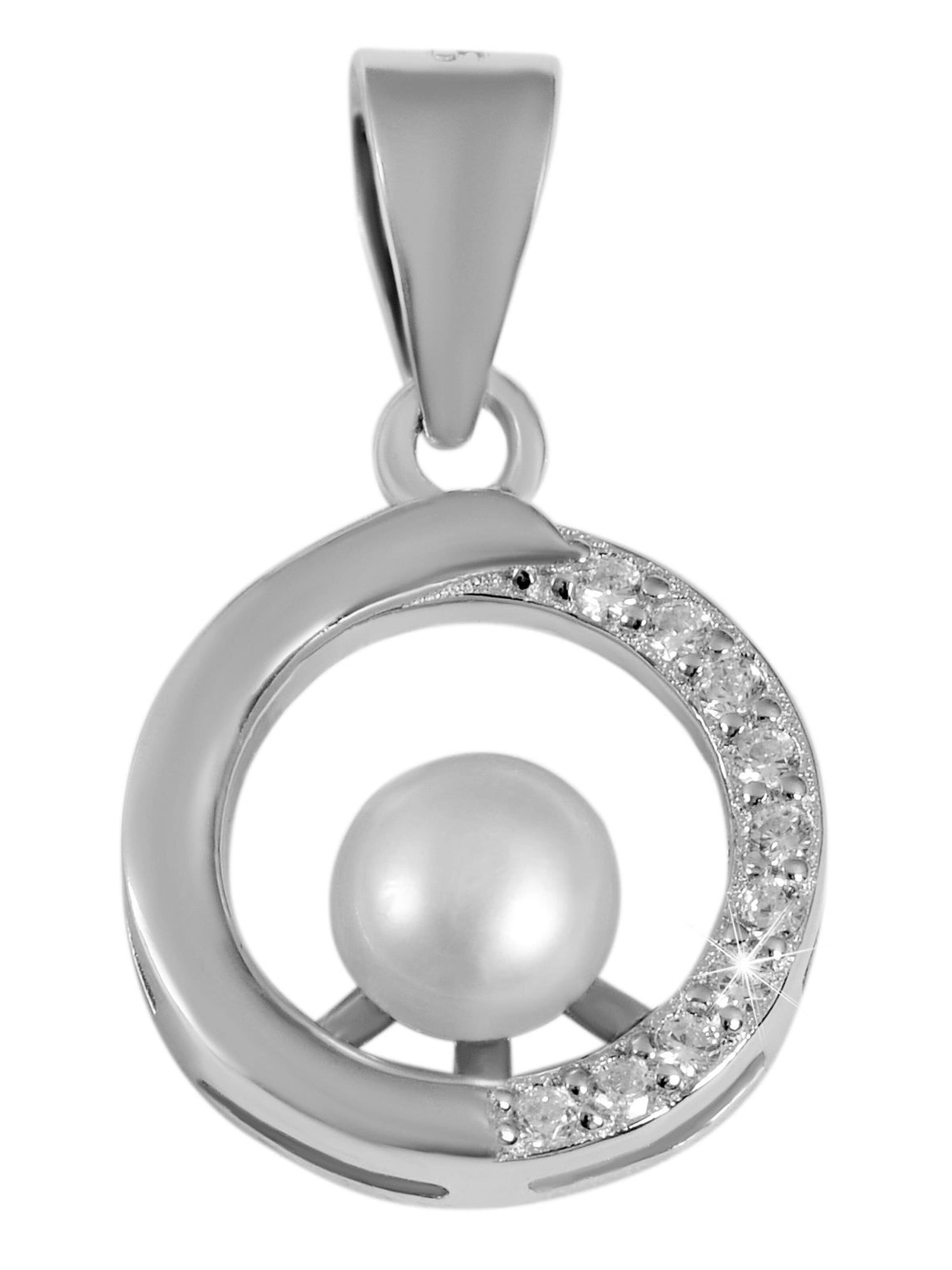 Akzent Jewelry Set '"Ediesa" aus 925 Sterlingsilber, rhodiniert, langlebig' in Silver
