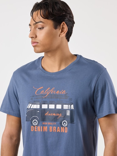 Denim Factory T-Shirt en XXL en bleu denim, Vue avec produit