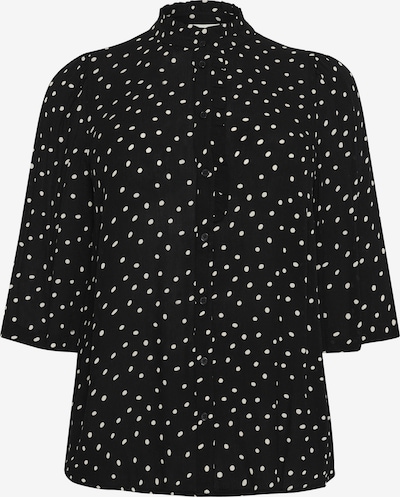 KAFFE CURVE Bluse 'KC Vilna' in schwarz / weiß, Produktansicht