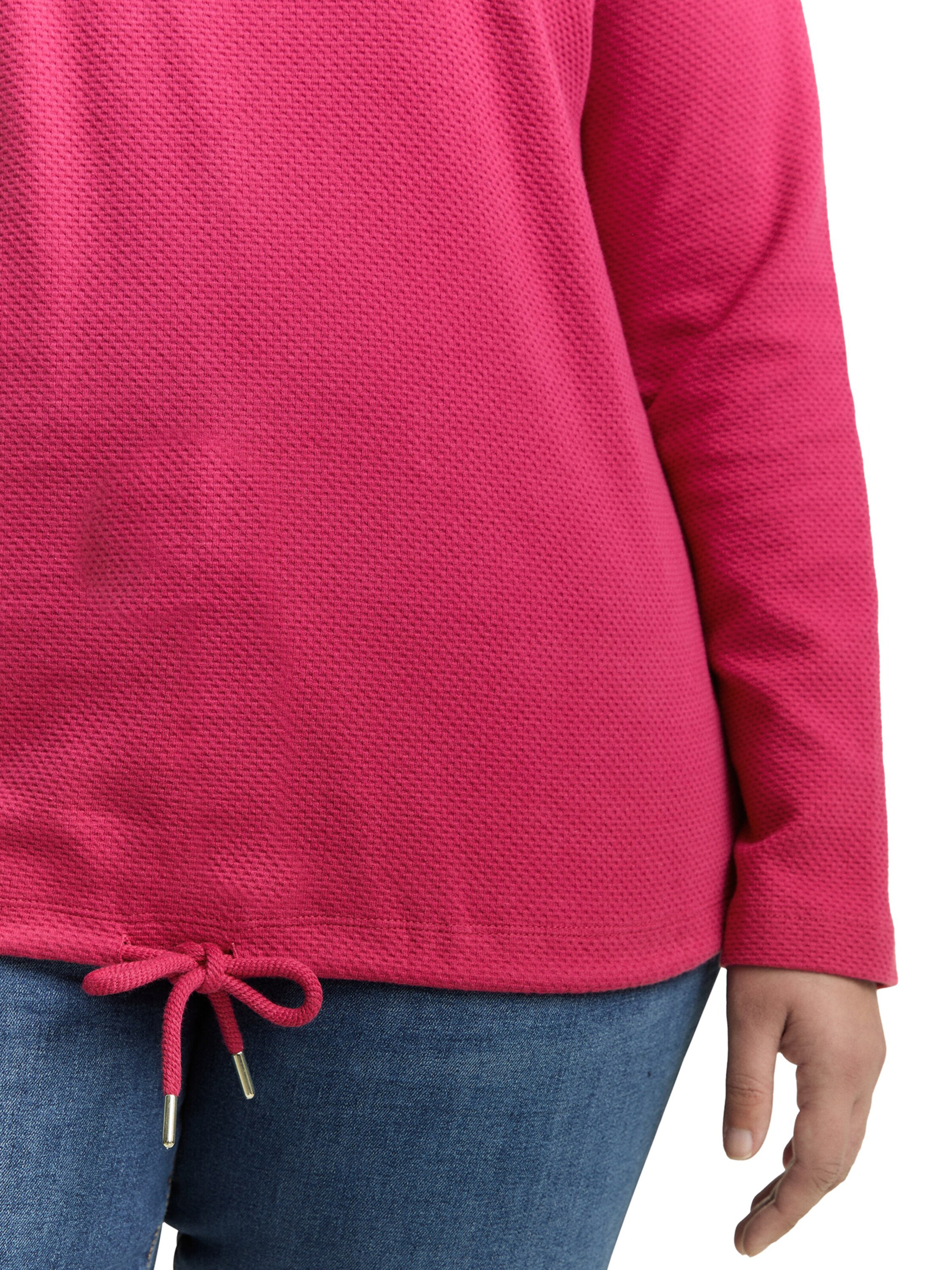 Tom Tailor Women + Свитшот в Ярко-розовый