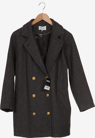 GANNI Jacket & Coat in S in Grey: front