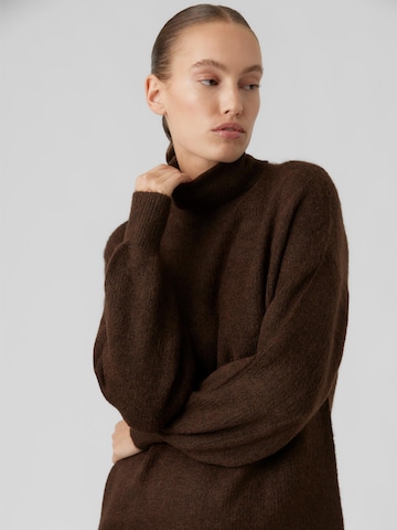 VERO MODA Knitted dress 'FILENE' in Brown