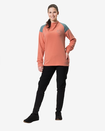 VAUDE Sportief sweatshirt 'Cyclist' in Oranje