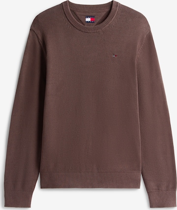 Tommy Jeans Pullover 'ESS' in Braun: Vorderseite