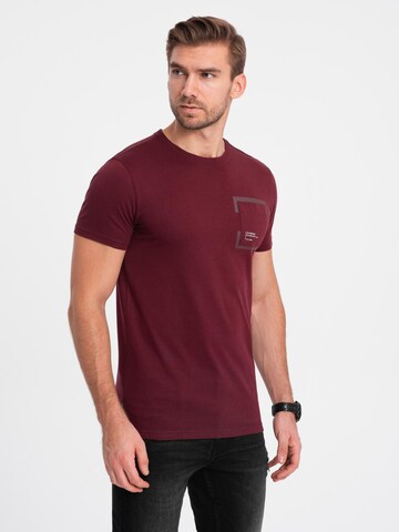 T-Shirt Ombre en rouge