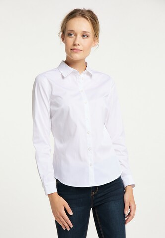 DreiMaster Maritim Blouse in White: front