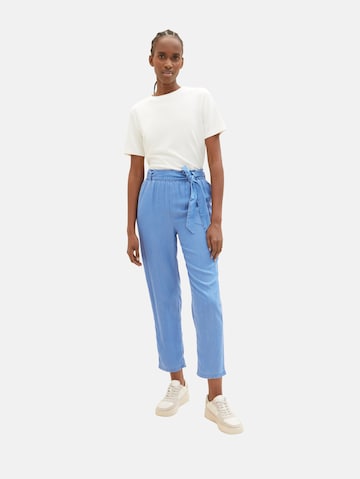 Coupe slim Pantalon TOM TAILOR DENIM en bleu