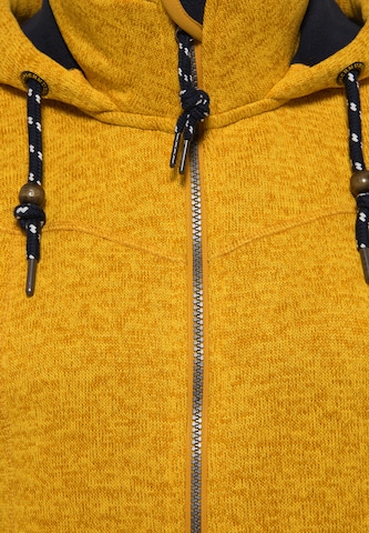 Schmuddelwedda Fleece Jacket in Yellow