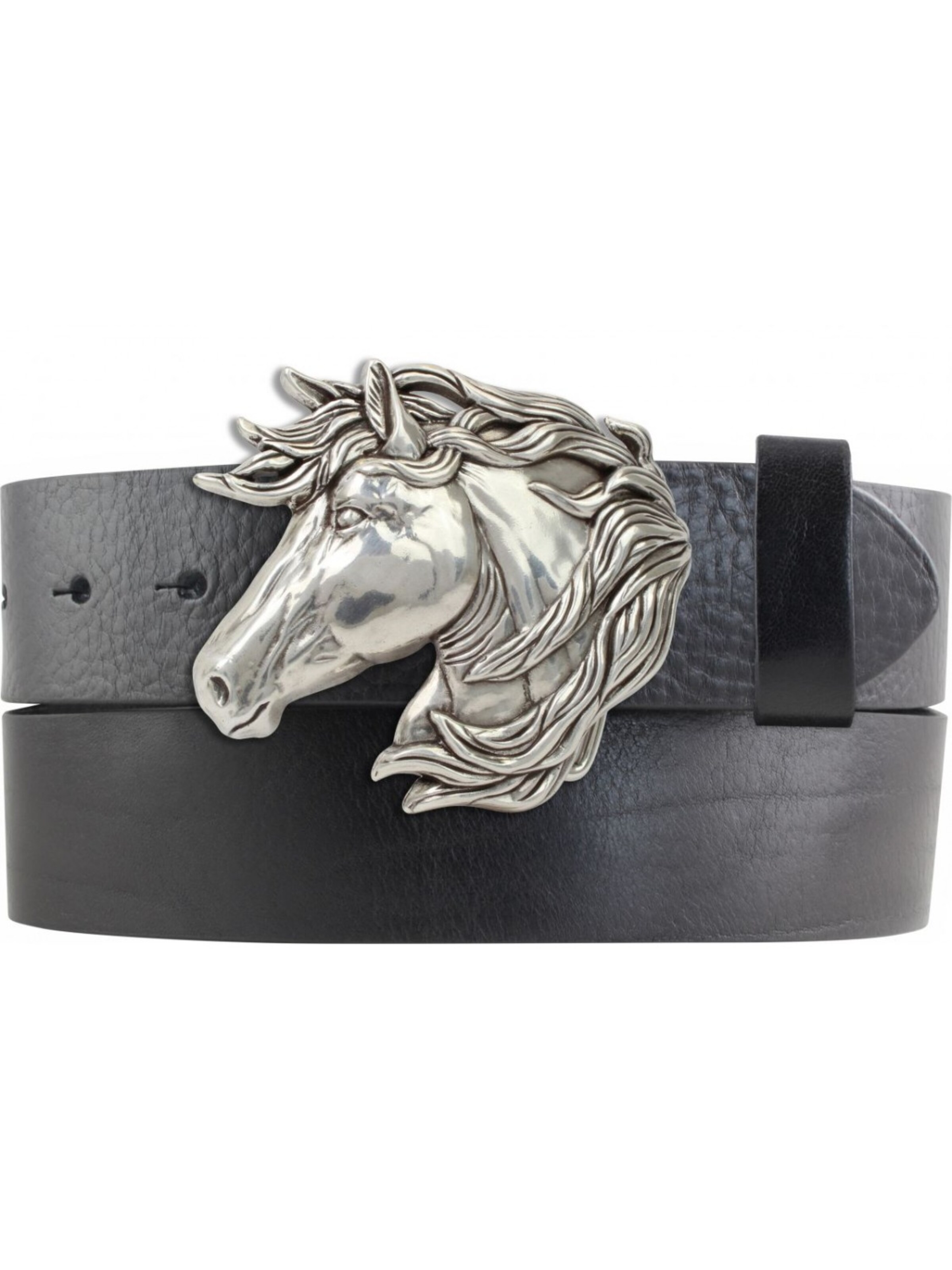 BELTINGER Gürtel 'Perugia'‌‌‌‌‌‌‌‌‌‌ in Schwarz: Vorderseite
