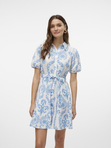 VERO MODA Платье-рубашка 'Dicthe' в Белый: спереди