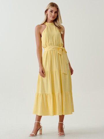 Tussah Dress 'KARLIA' in Yellow: front