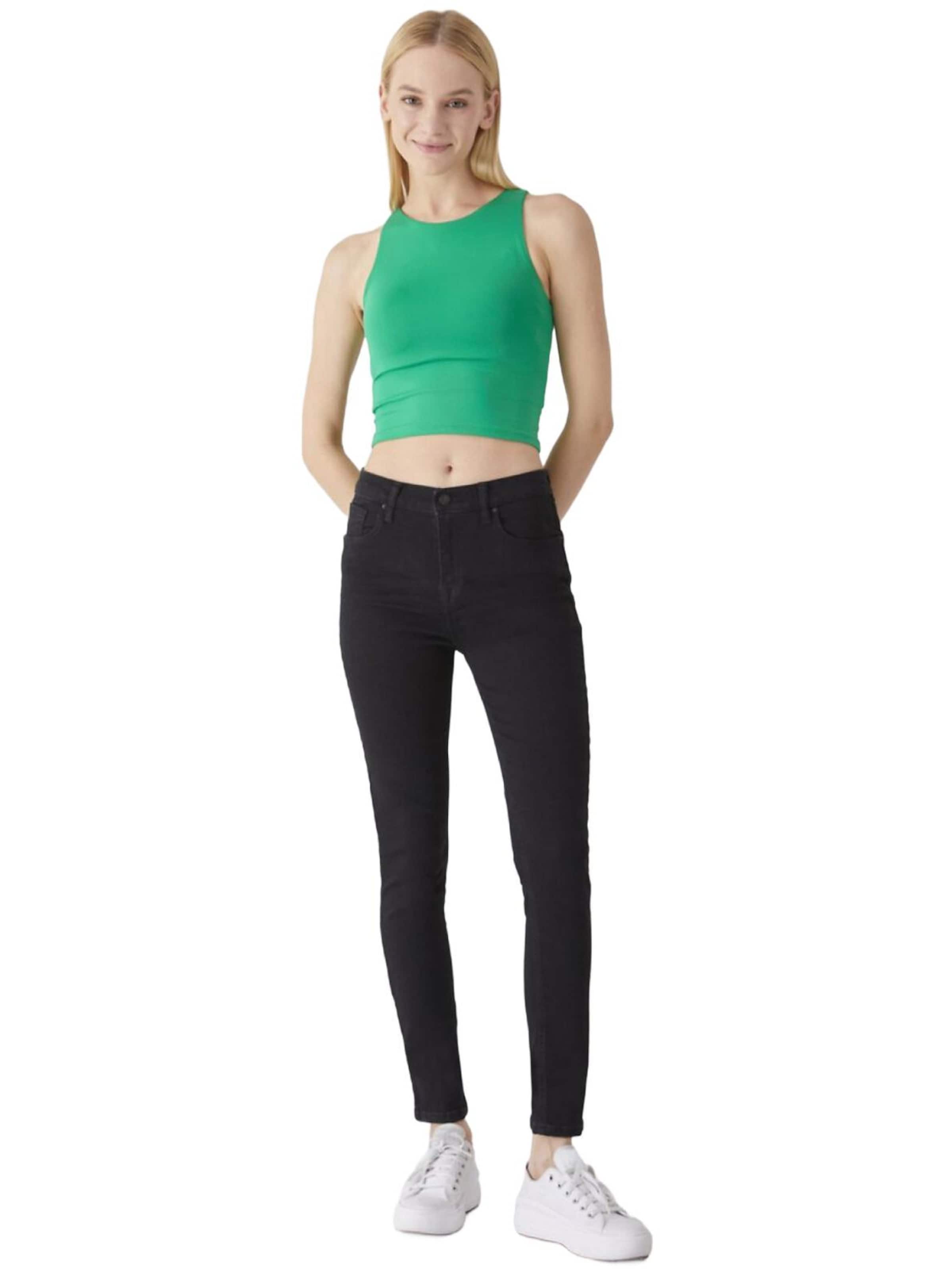 Skinny Jeans 'LTB Jeans Amy X Mid Waist Jeans Mid Indigo Hose' di LTB Jeans in grigio
