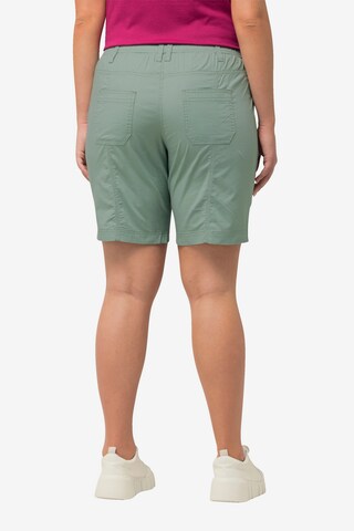 Ulla Popken Regular Pants in Green