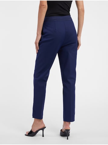 Orsay Regular Pleated Pants in Blue