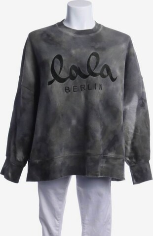 Lala Berlin Sweatshirt / Sweatjacke S in Grau: predná strana