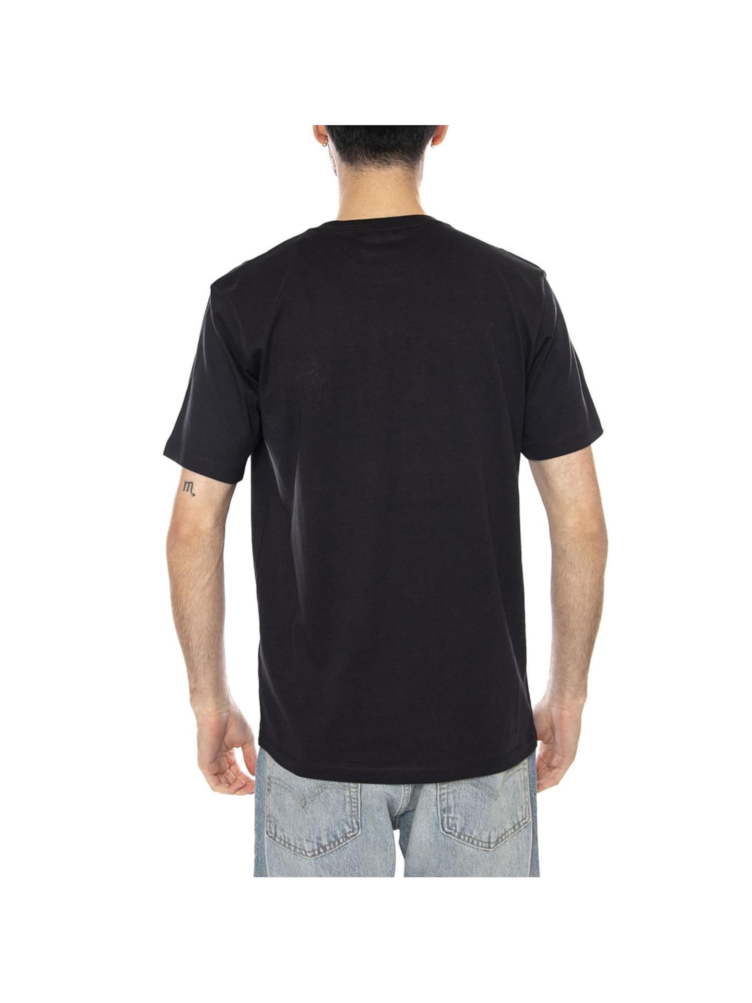 WRANGLER Shirt 'EMBROIDERY TEE BLACK' in Black