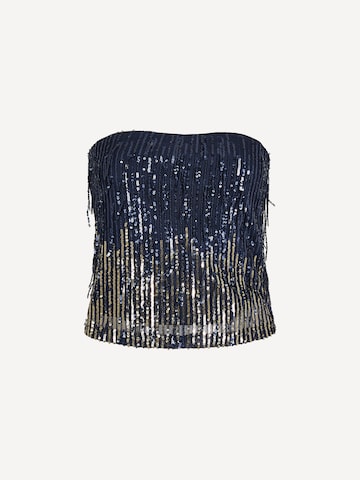 Haut ' ' Apricot en bleu