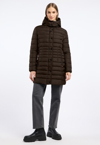 Frieda & Freddies Between-Seasons Coat in Brown