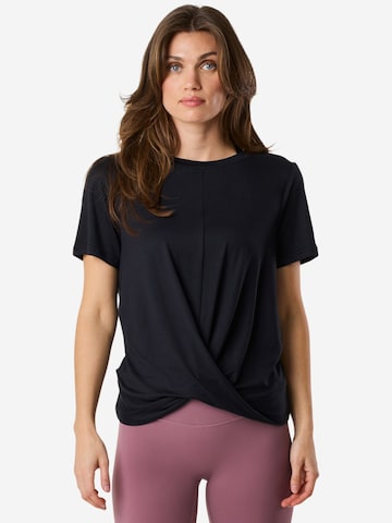 SWEDEMOUNT Functioneel shirt 'Core' in Zwart: voorkant