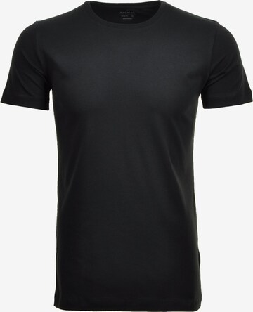T-Shirt Ragman en noir : devant