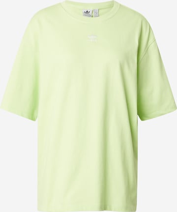 ADIDAS ORIGINALS - Camisa 'Essentials' em verde: frente