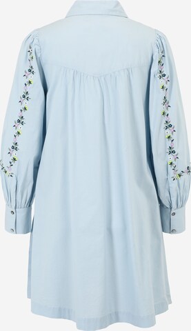Y.A.S Petite Sukienka koszulowa 'KENLY' w kolorze niebieski