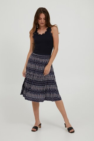 Fransa Skirt 'FRBATRIBE' in Blue