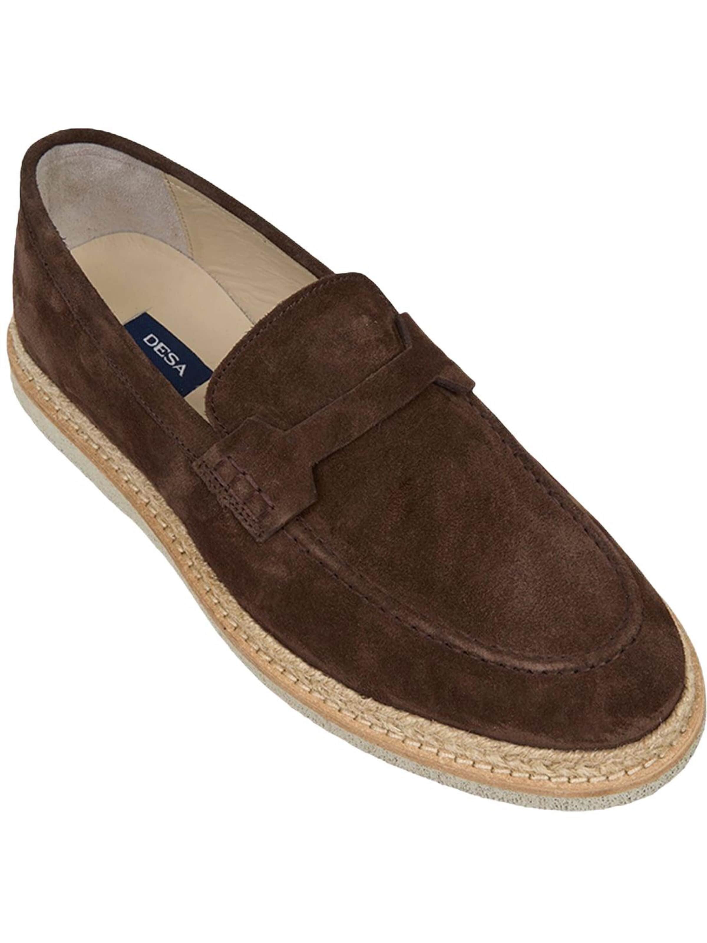 Desa Classic Flats 'Beleg' in Brown: front