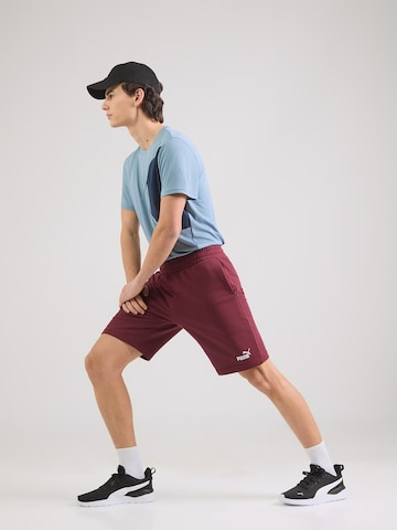 PUMA Обычный Спортивные штаны 'ESS No. 1' в Красный