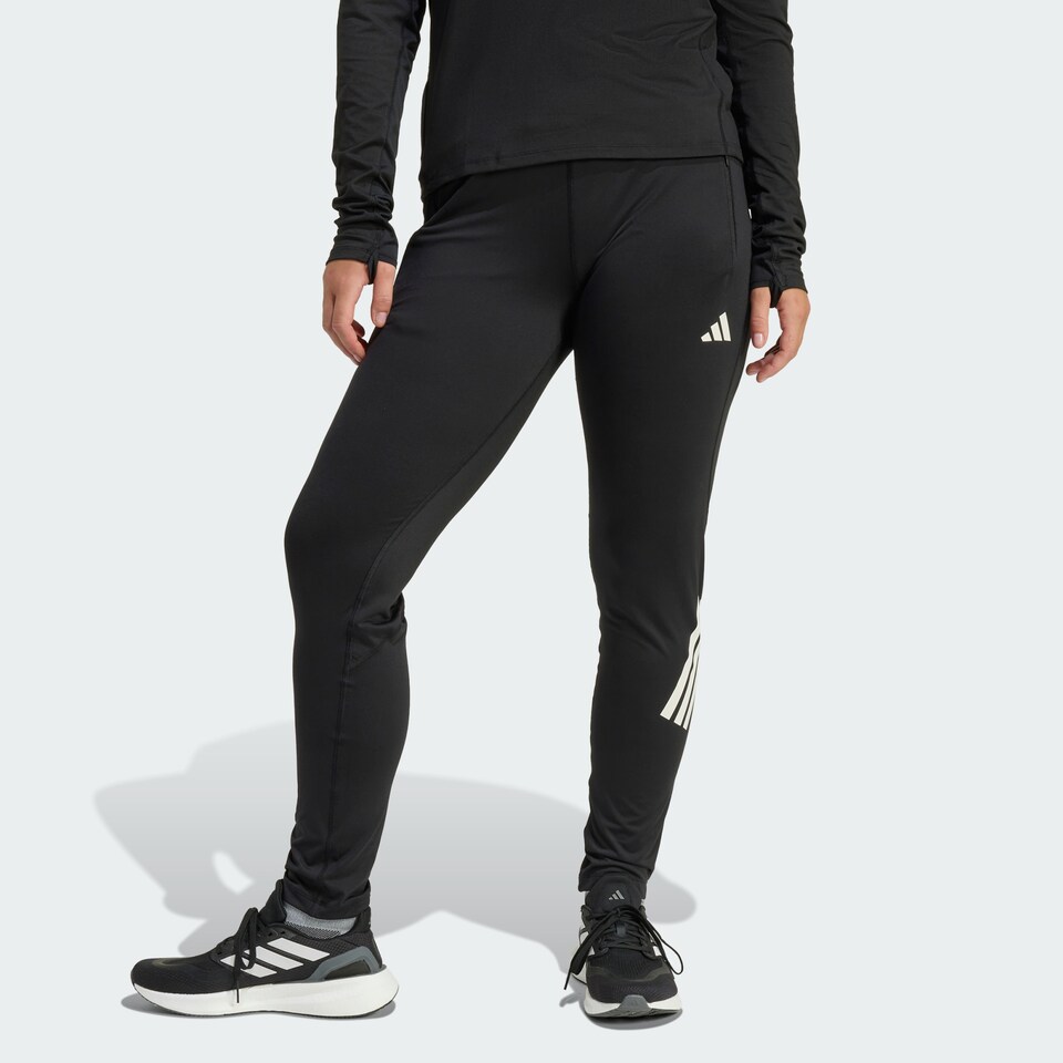 Regular Pantaloni sport 'Adi365 Iconic' de la ADIDAS PERFORMANCE pe negru: față