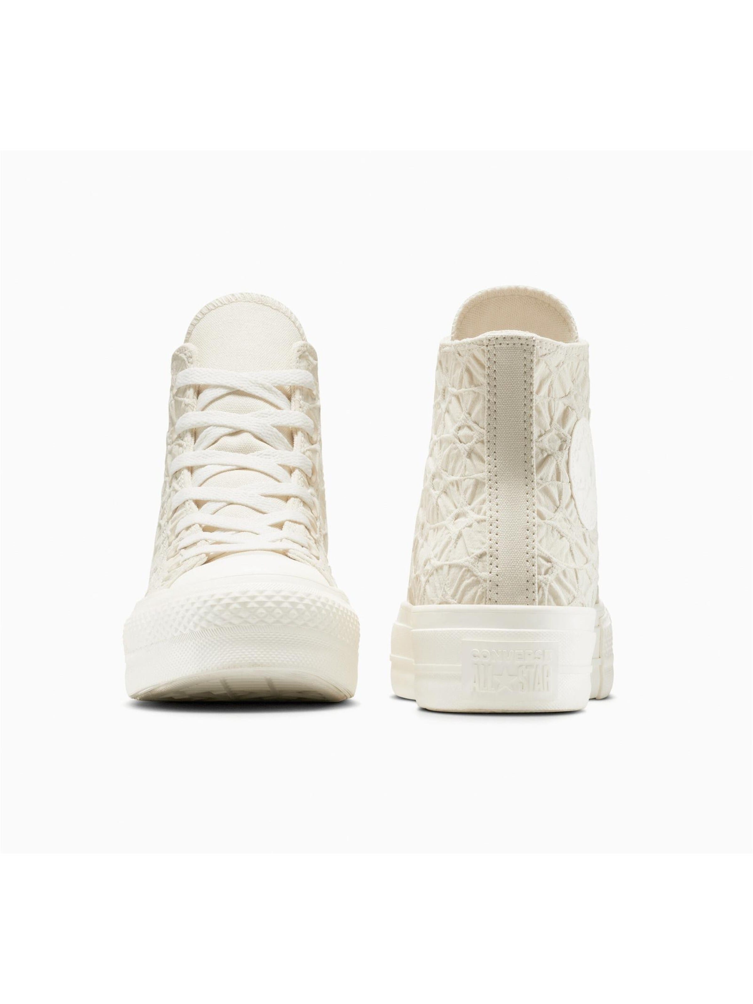Sneaker bassa 'Converse Chuck Taylor All Star Lift Platform Textured Material' di CONVERSE in beige