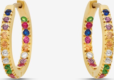 MOSUO JEWELLERY Ohrringe 'Regenbogen' in gold / mischfarben, Produktansicht