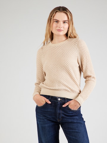 Pull-over 'ONLVIOLET' ONLY en gris : devant